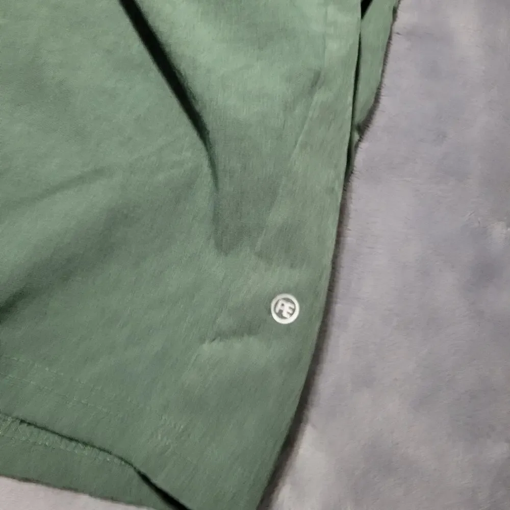 Perry Ellis Sport Shorts Men Large Green 50 UPF Comfort Stretch Athletic Pull On
